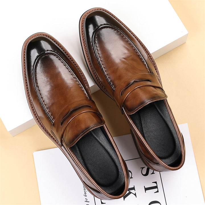 Bensor Genuine Leather Loafers