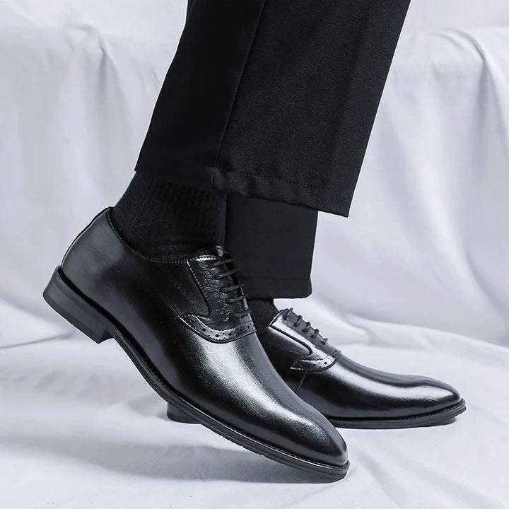 Riven Leather Shoes
