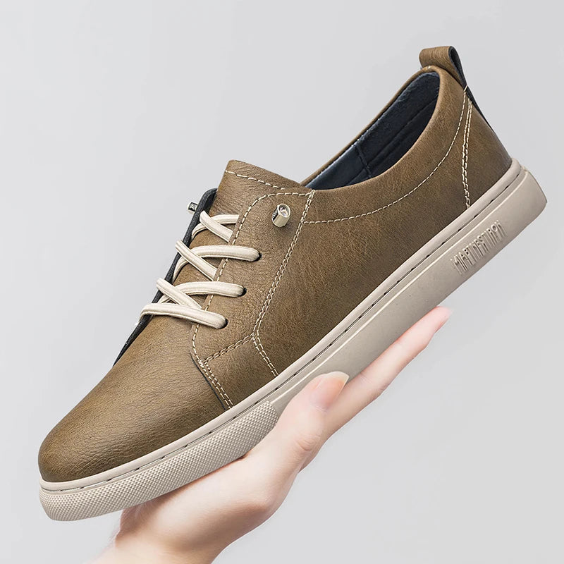 Maser Genuine Leather Sneakers