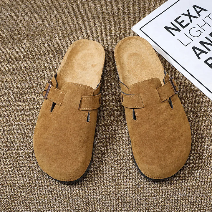 Boston Genuine Suede Clogs