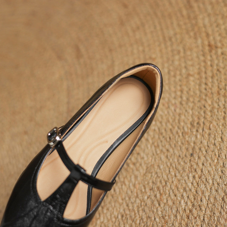 Hyla Genuine Leather Flats