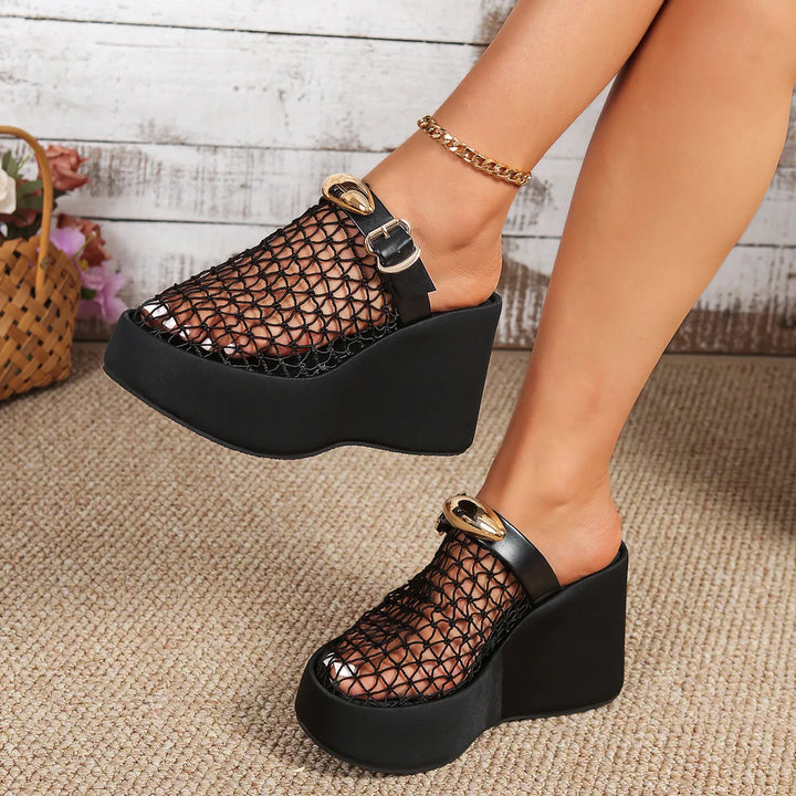 Corvo Chunky Wedge Sole Shoes