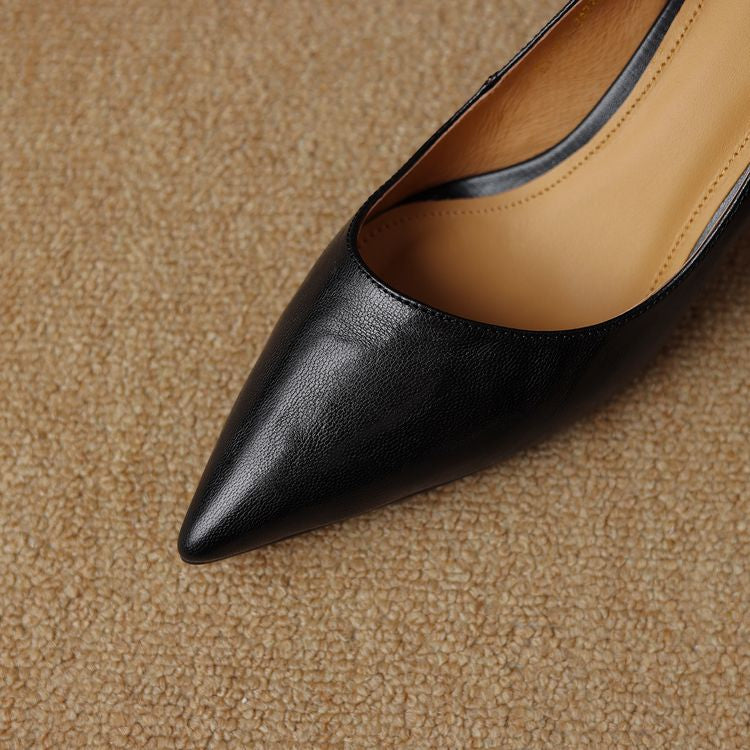 Brea Genuine Leather Heels