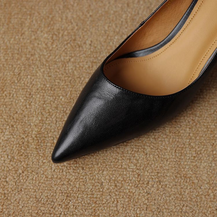Brea Genuine Leather Heels