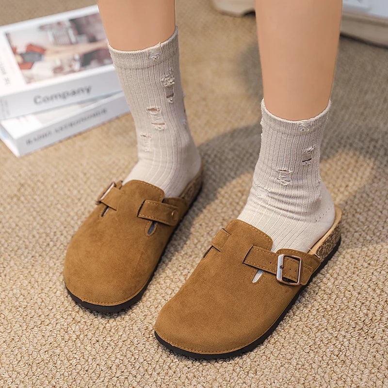 Boston Genuine Suede Clogs