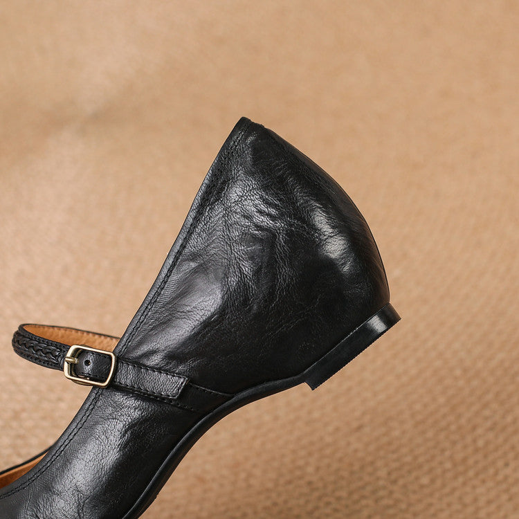 Joria Genuine Leather Pumps