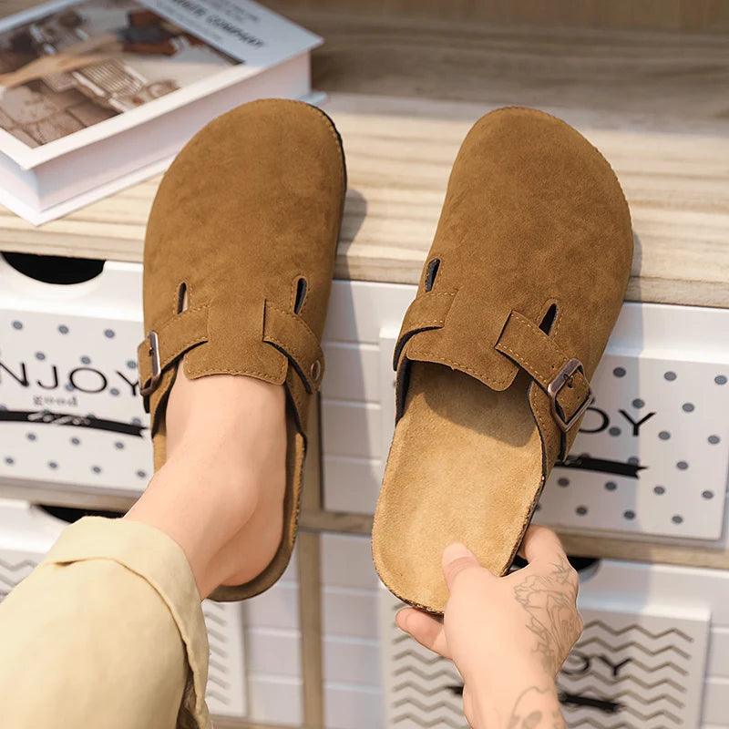Boston Genuine Suede Clogs