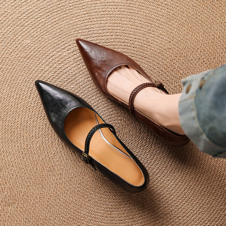 Joria Genuine Leather Pumps