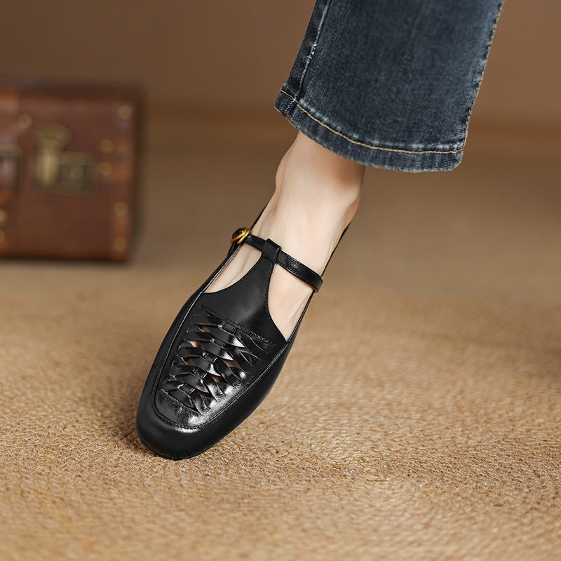Dorya Genuine Leather Mules