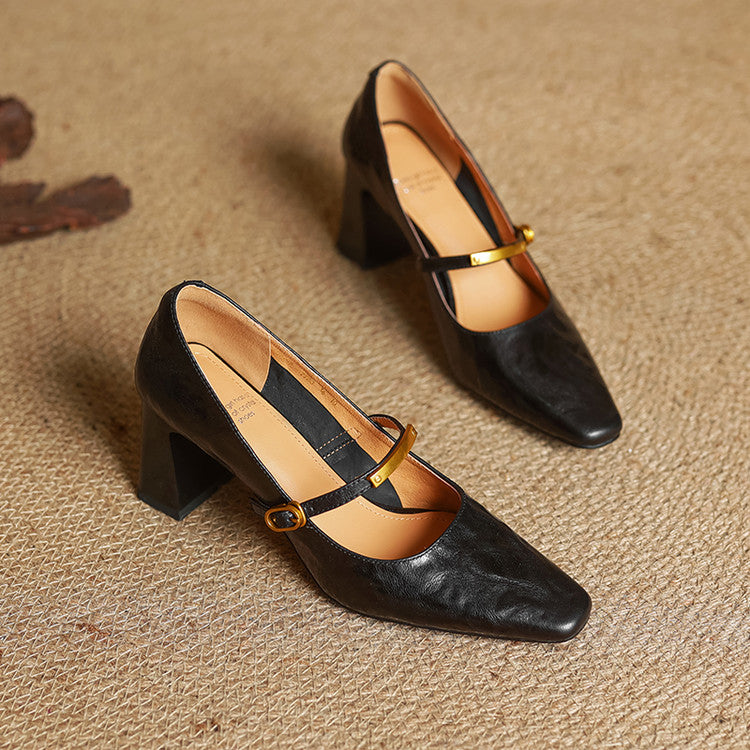 Seriba Genuine Leather Heel