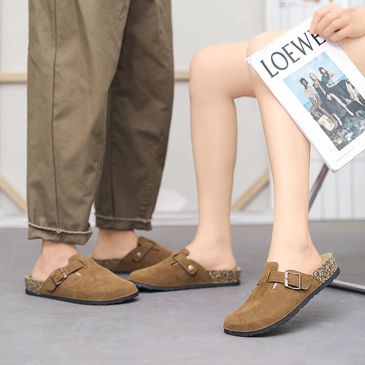 Boston Genuine Suede Clogs