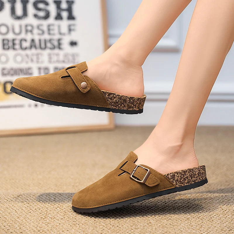 Boston Genuine Suede Clogs