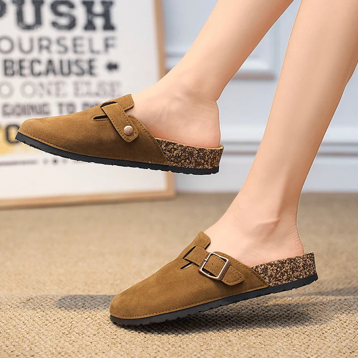 Boston Genuine Suede Clogs