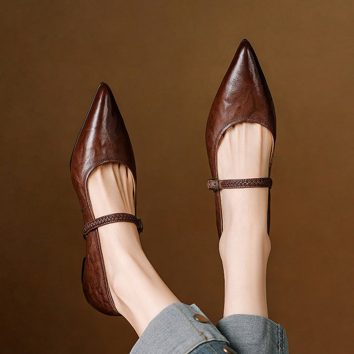 Joria Genuine Leather Pumps