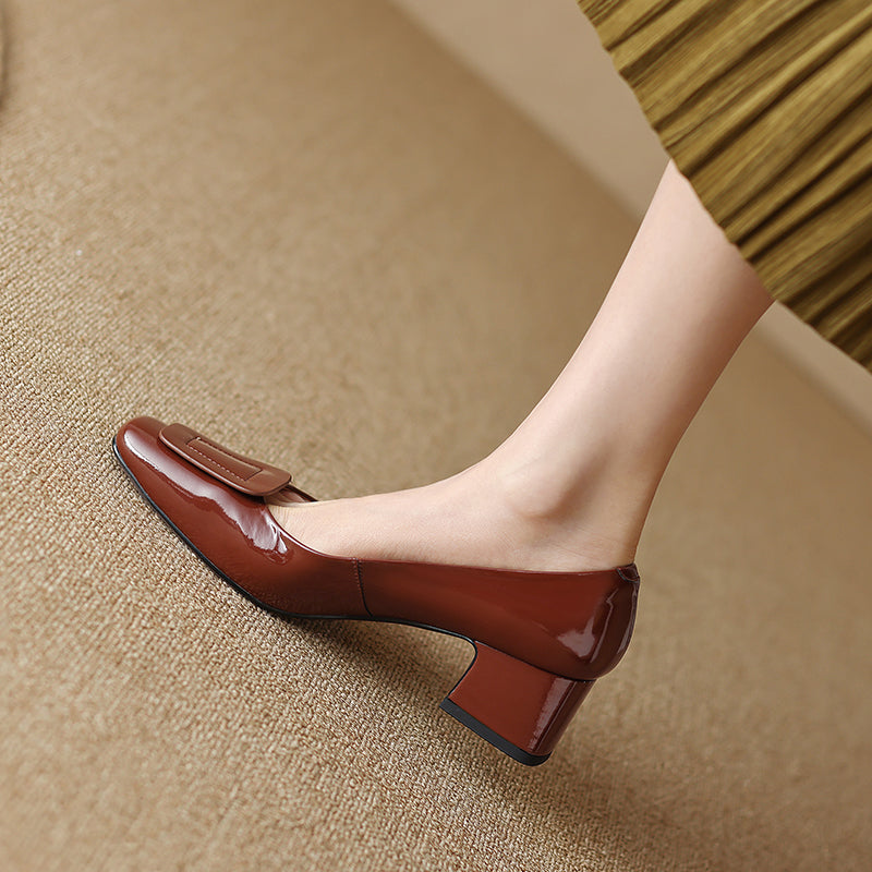 Cara Genuine Leather Heels