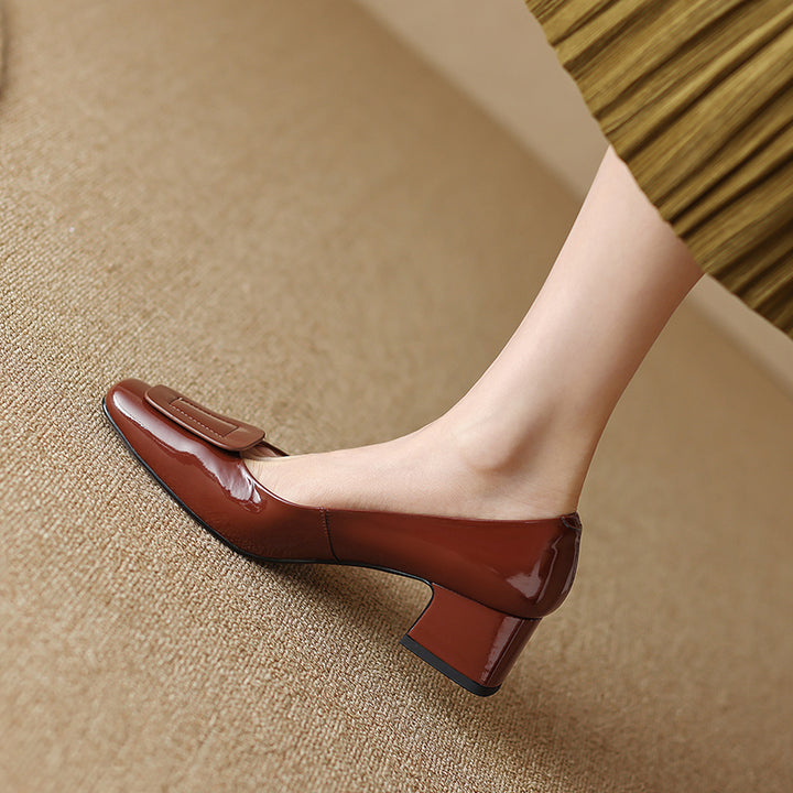 Cara Genuine Leather Heels