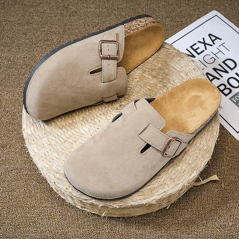 Boston Genuine Suede Clogs