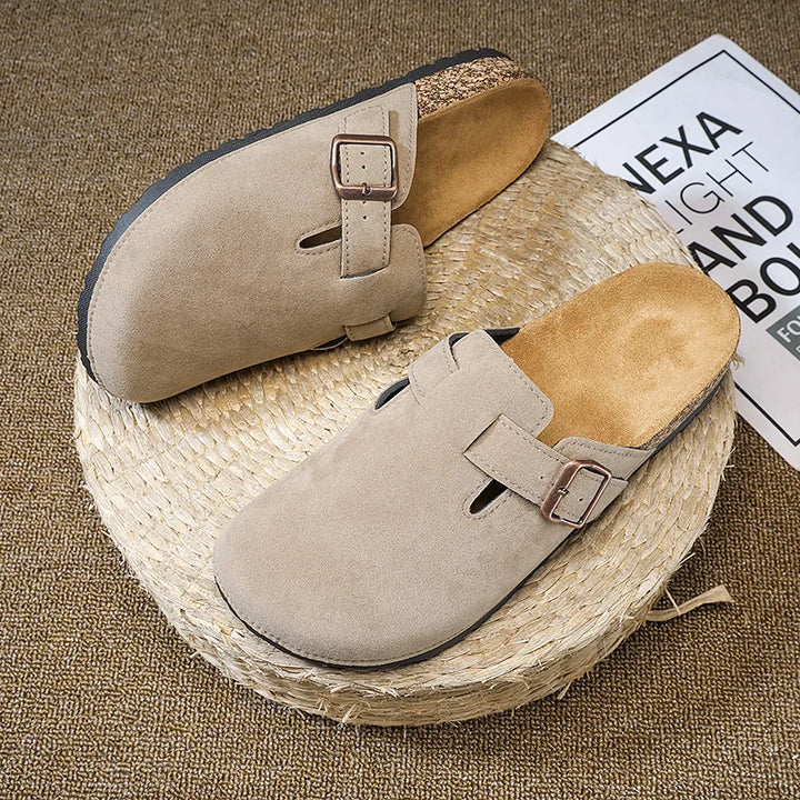 Boston Genuine Suede Clogs
