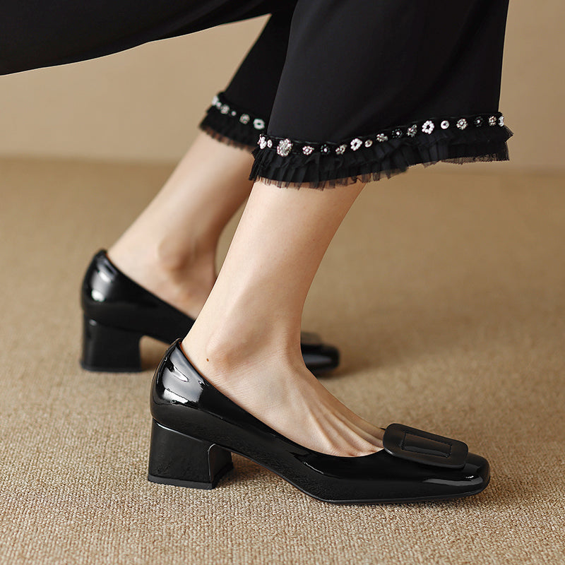 Cara Genuine Leather Heels
