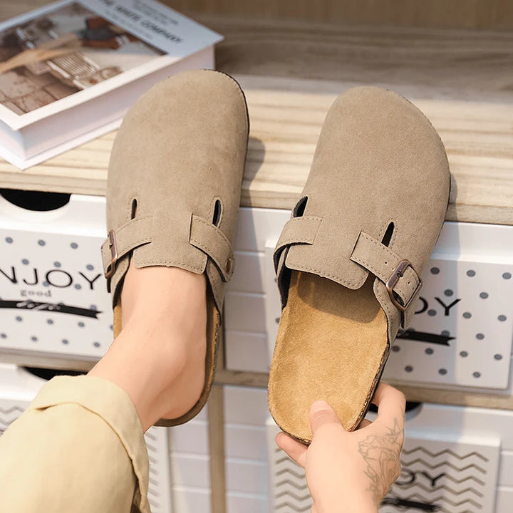 Boston Genuine Suede Clogs