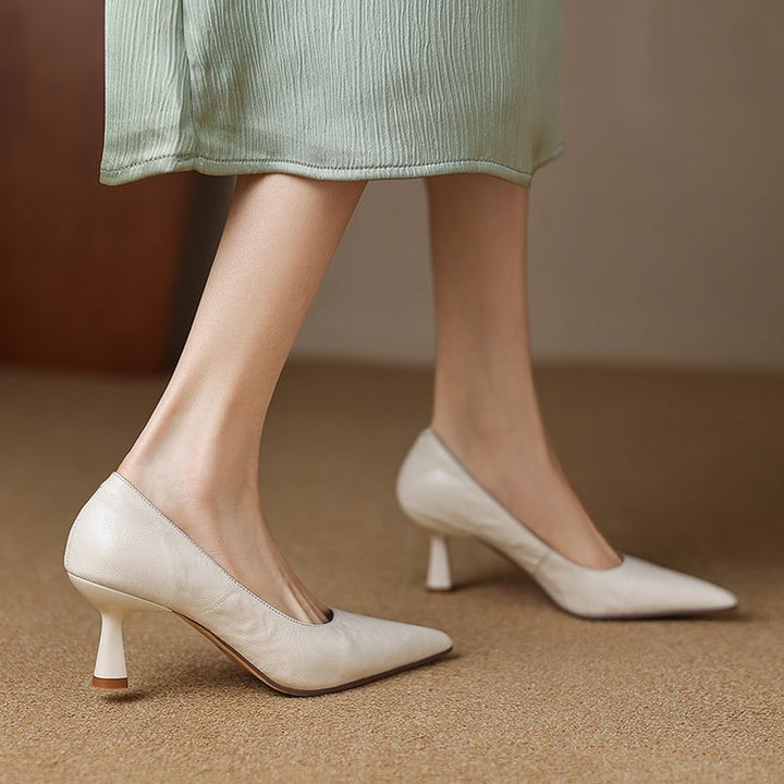 Brea Genuine Leather Heels