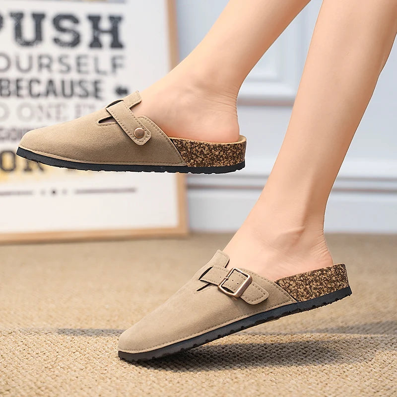 Boston Genuine Suede Clogs