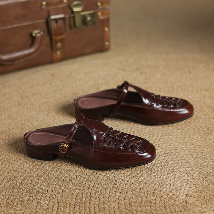 Dorya Genuine Leather Mules
