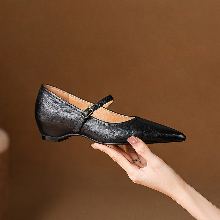 Joria Genuine Leather Pumps