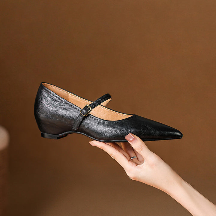 Joria Genuine Leather Pumps