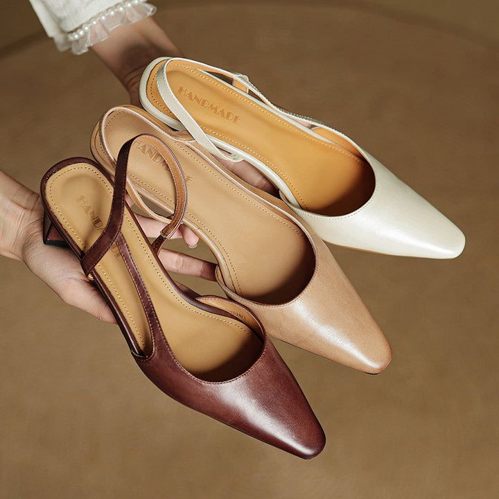 Emry Genuine Leather Heels