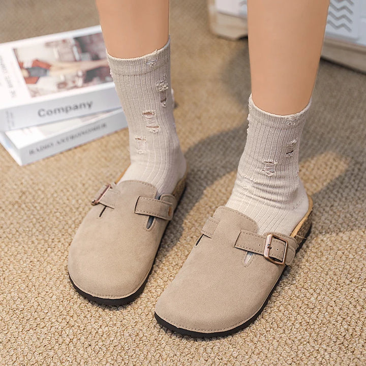 Boston Genuine Suede Clogs