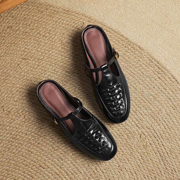 Dorya Genuine Leather Mules