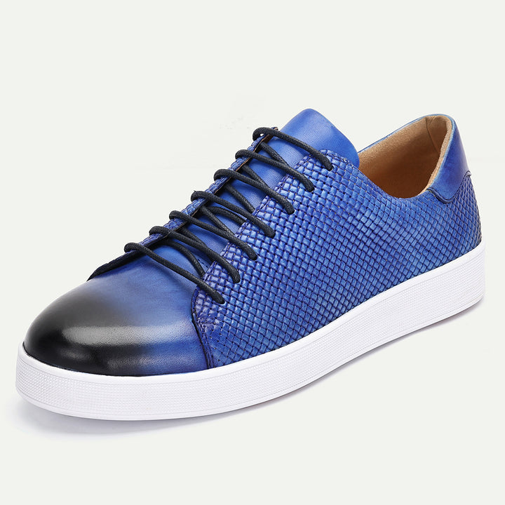 Zekar Cowhide Leather Sneakers