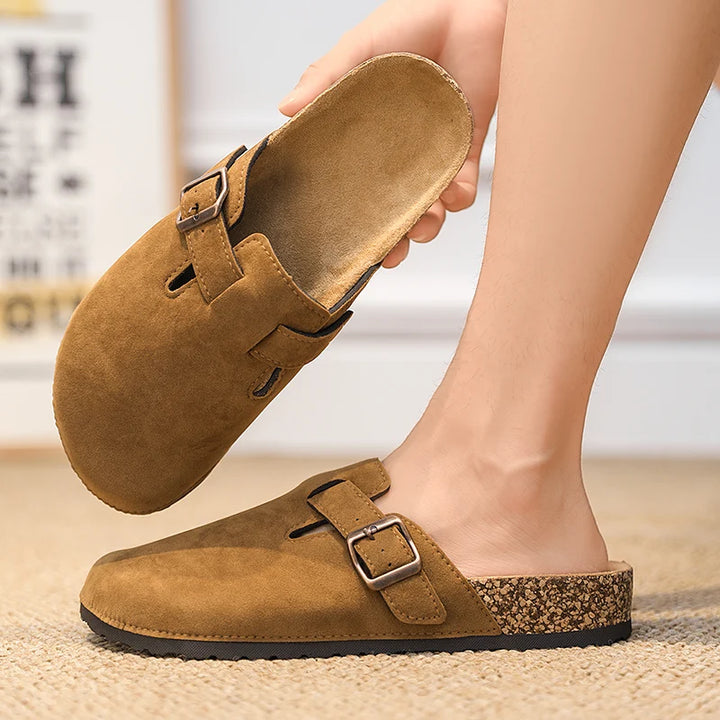 Boston Genuine Suede Clogs