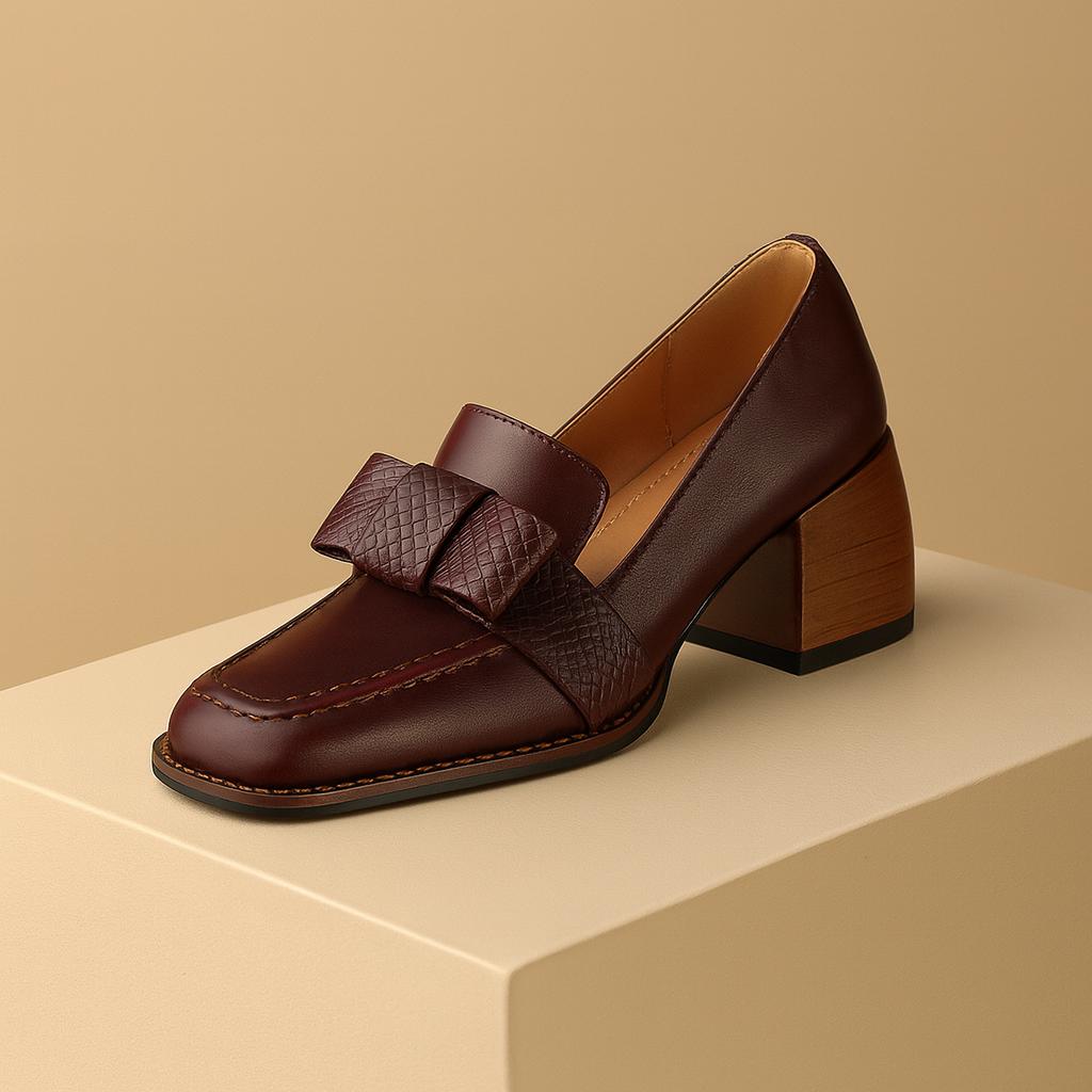 Pavla Genuine Leather Heels