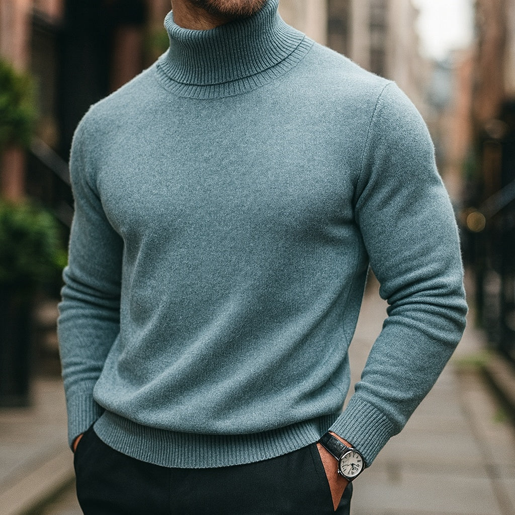 Alkan 100% Wool Turtleneck