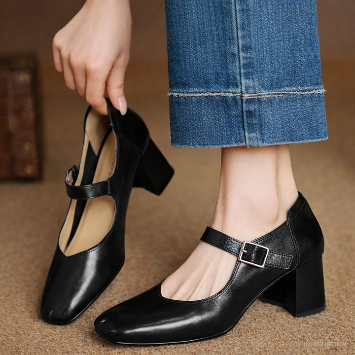 Nera Genuine Leather Heels