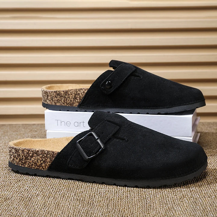 Boston Genuine Suede Clogs