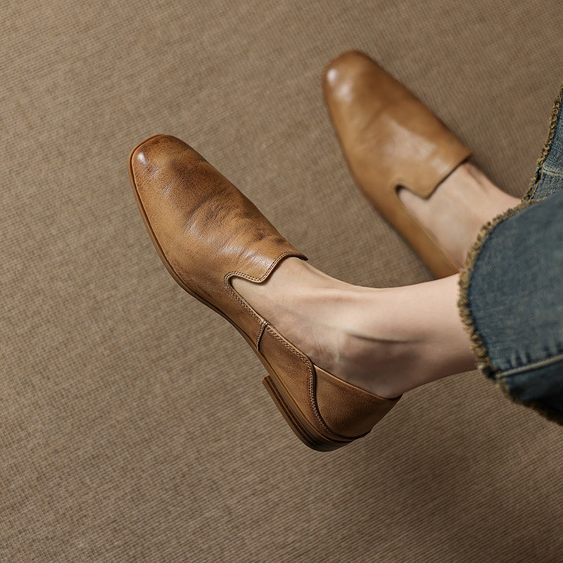 Galea Genuine Leather Loafers