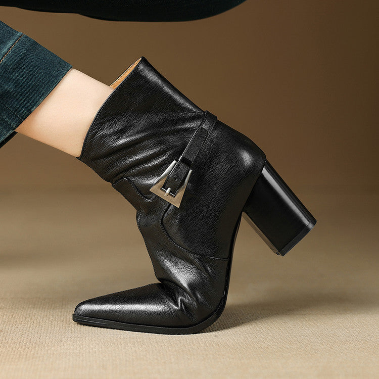 Daila Genuine Leather Boots