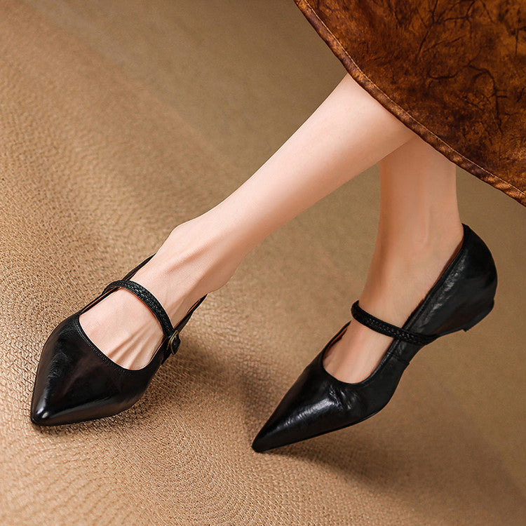 Joria Genuine Leather Pumps