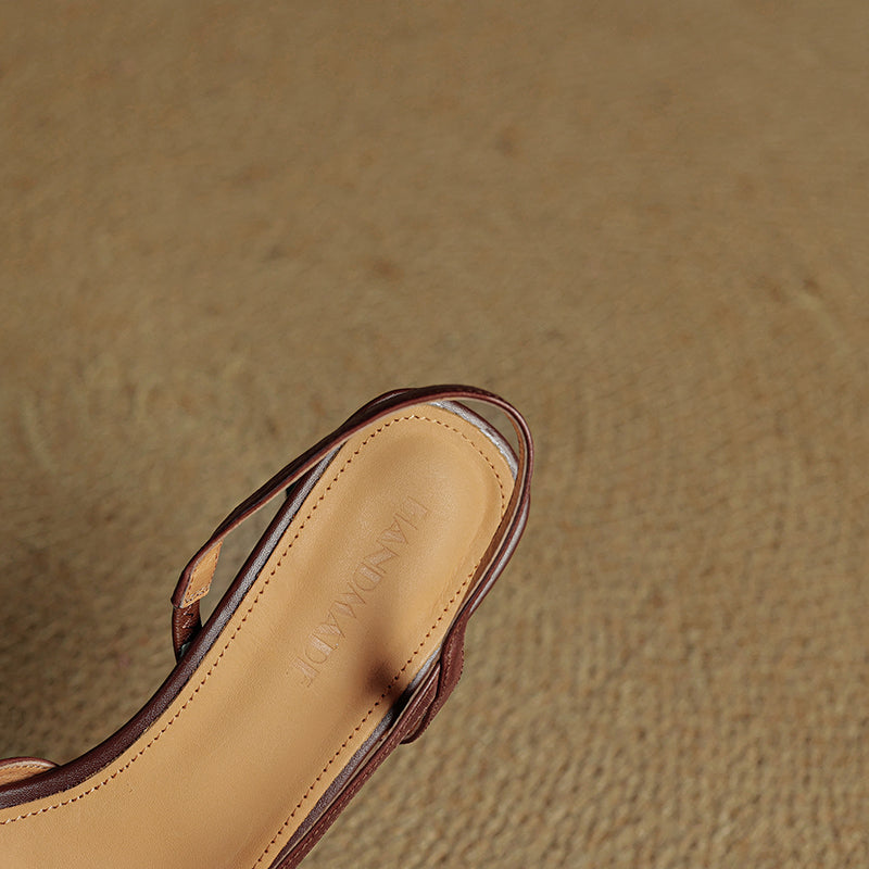 Emry Genuine Leather Heels