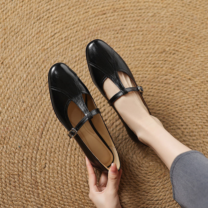 Hyla Genuine Leather Flats