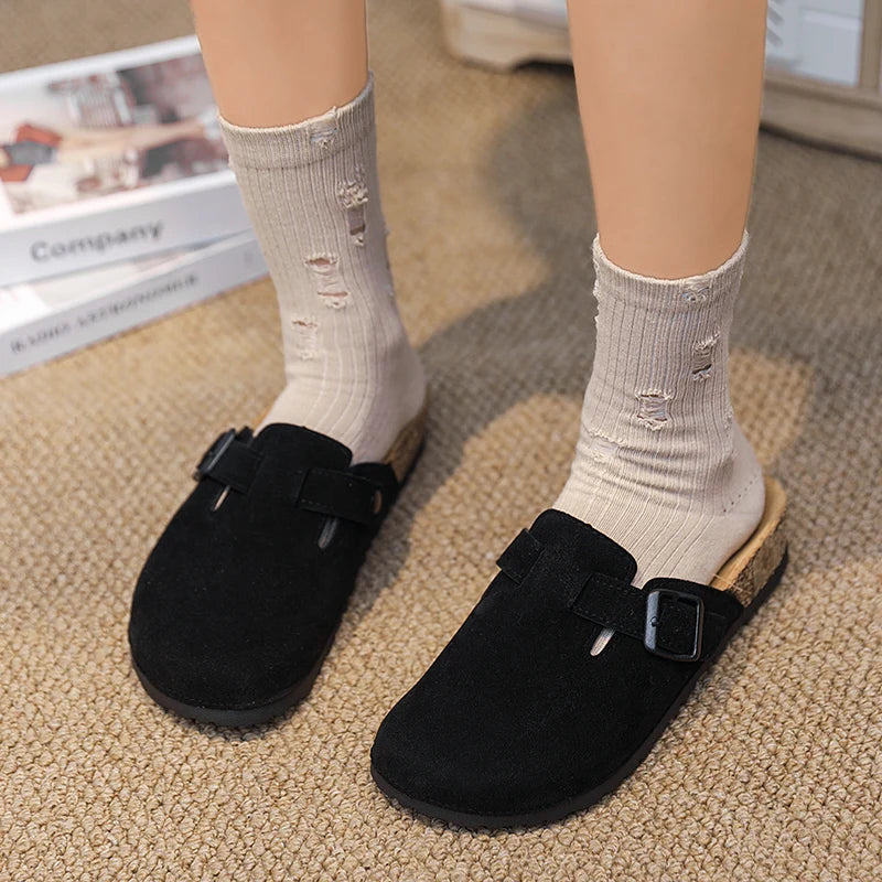 Boston Genuine Suede Clogs