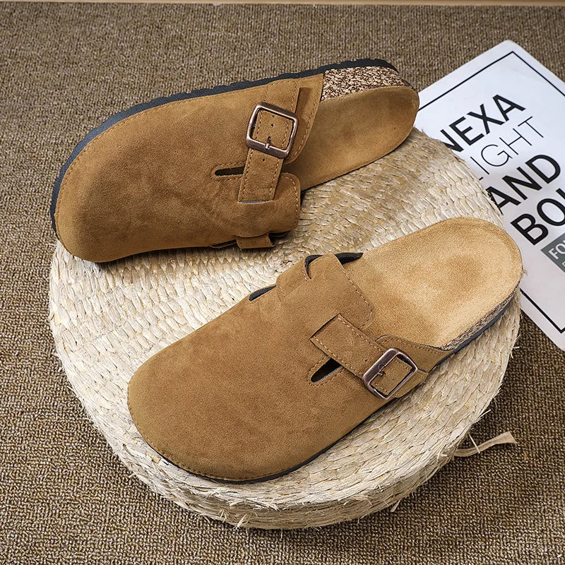 Boston Genuine Suede Clogs