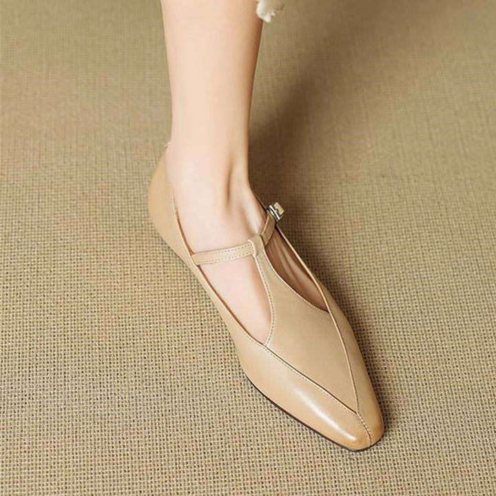 Rena Genuine Leather Heels