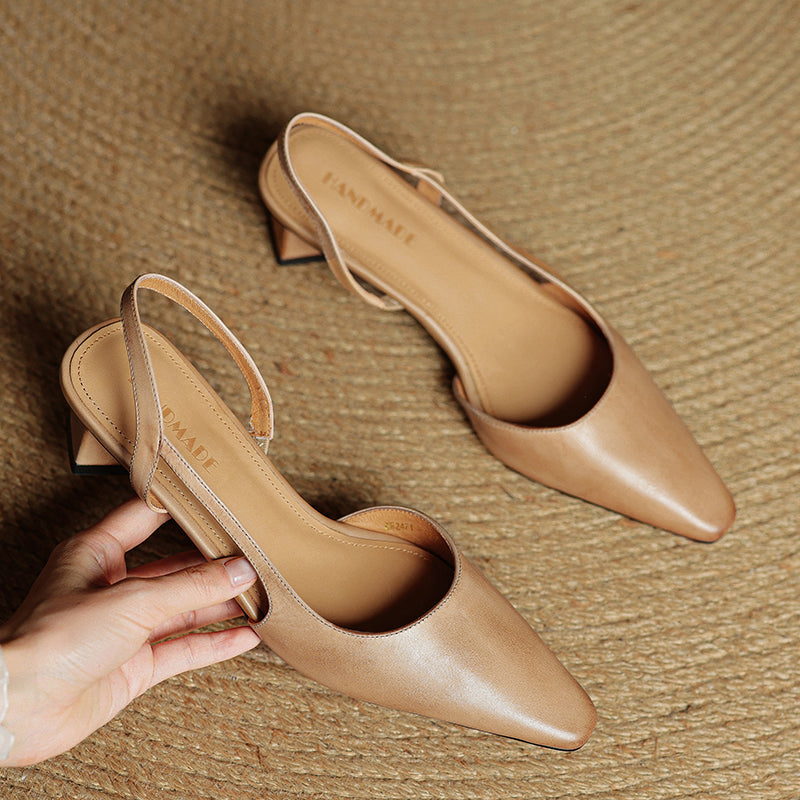 Emry Genuine Leather Heels