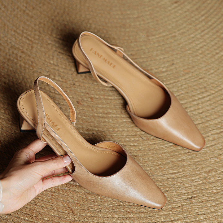 Emry Genuine Leather Heels