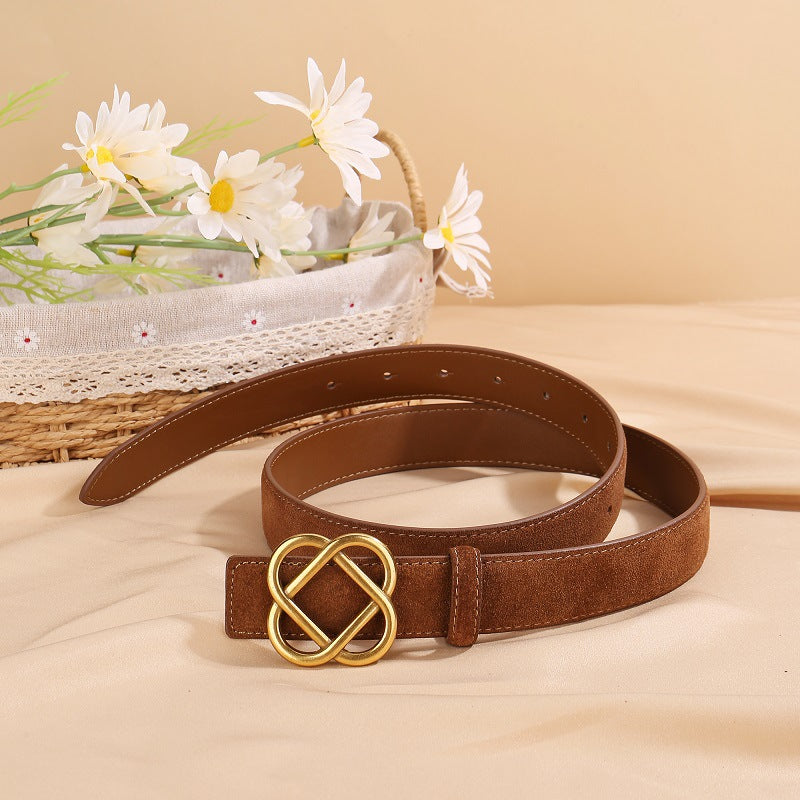 Taslia Genuine Leather Belt