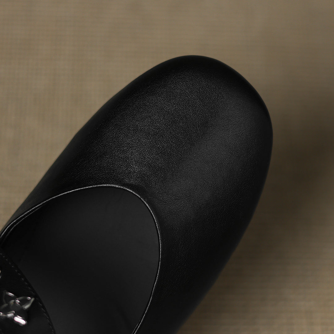 Zorie Genuine Leather Flats